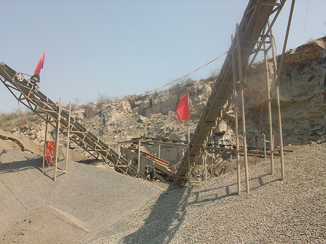 直擊白總時產500噸固定砂石生產線現場