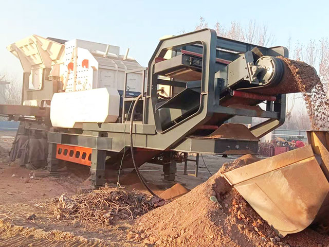 輪胎式移動破碎站助力河北保定建筑垃圾循環利用