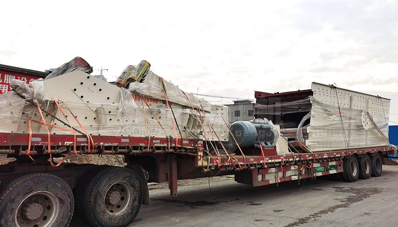 振動篩裝車發貨