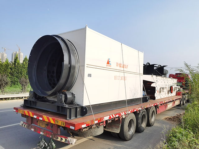 廣州白云區建筑垃圾處理生產線全套裝備發貨