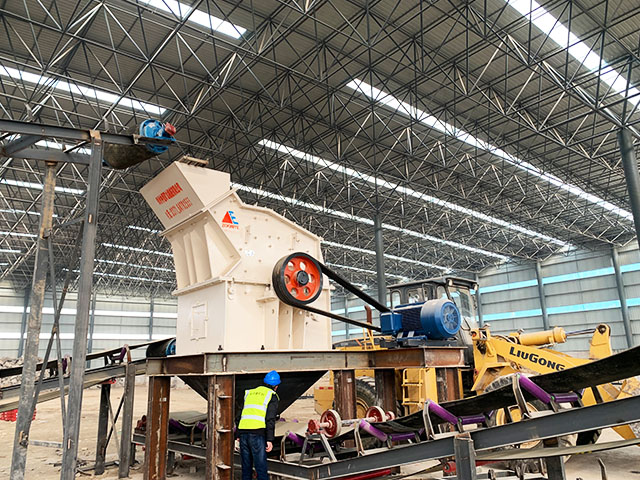 開封大型固定式石料、混凝土生產線安裝調試現場