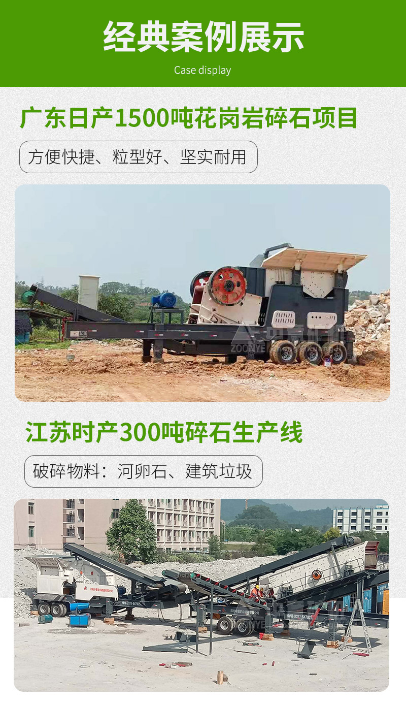 中意移動式砂石料生產線案例賞析