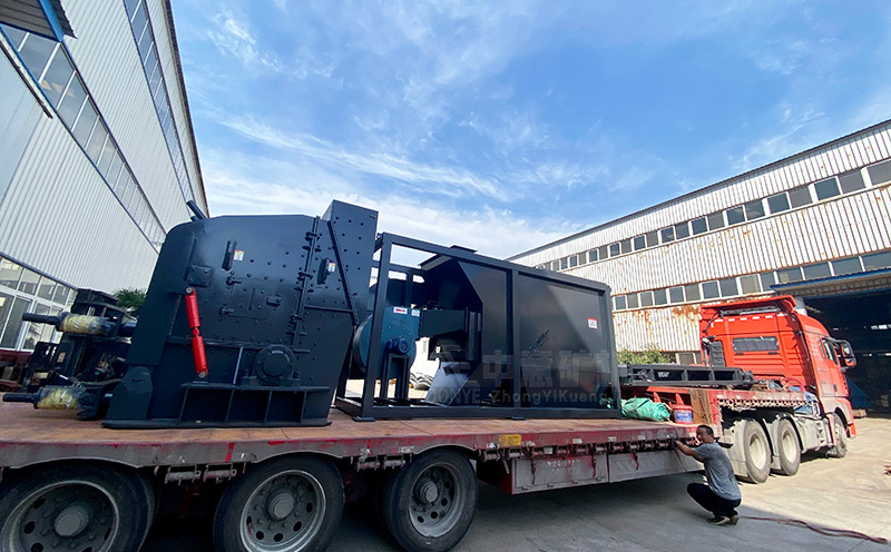 裝修垃圾處理全套設備發(fā)往浙江