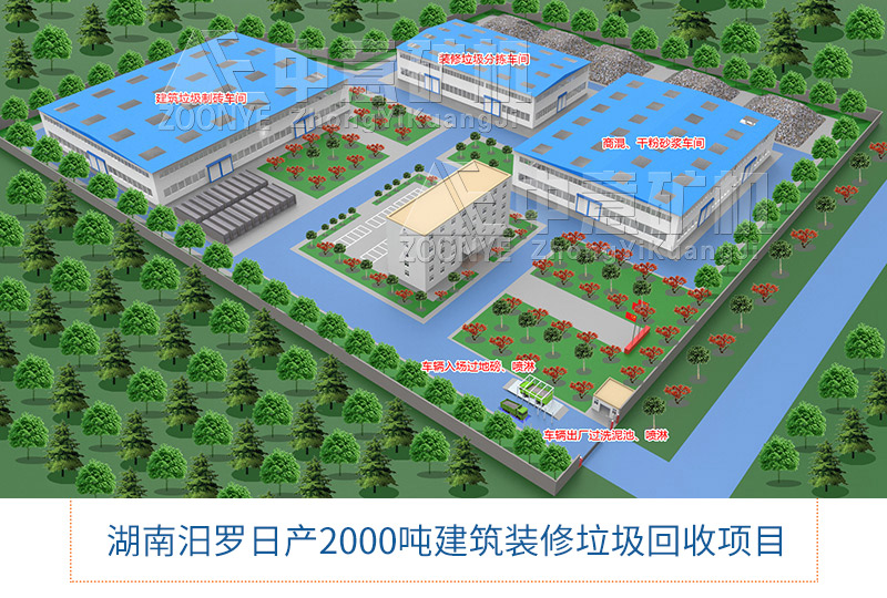 湖南汨羅建筑垃圾處理項目