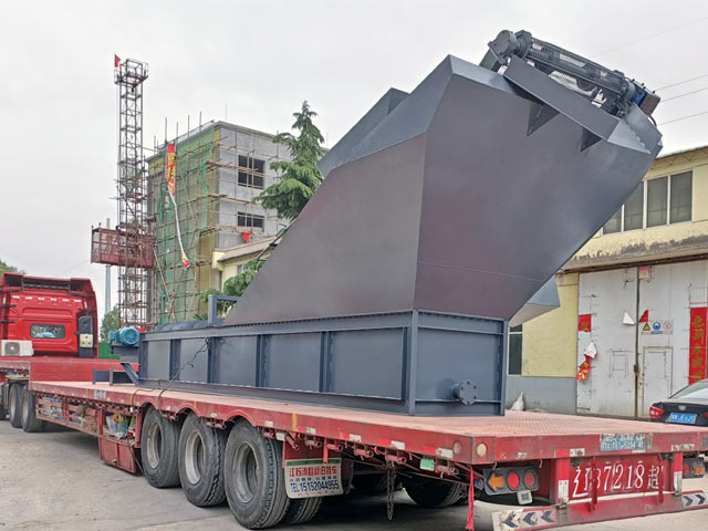 發往天津！中意裝修垃圾輕物質水浮選機啟程