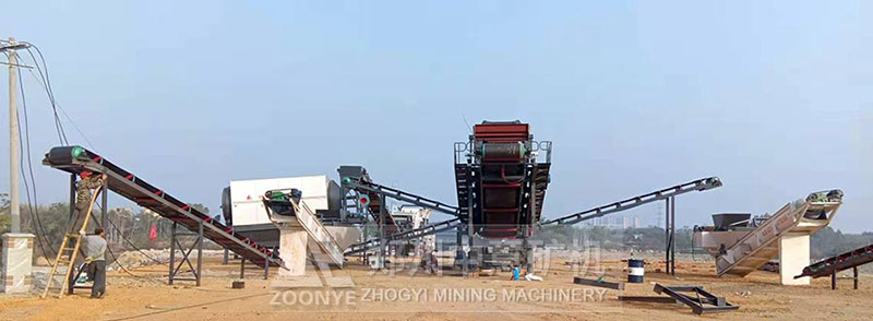 移動(dòng)破碎機(jī)在江蘇使用現(xiàn)場(chǎng) 移動(dòng)破碎機(jī)在江蘇使用現(xiàn)場(chǎng)