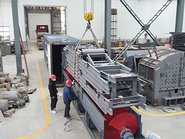 螺旋洗砂機發往海外，打破傳統洗砂方式！