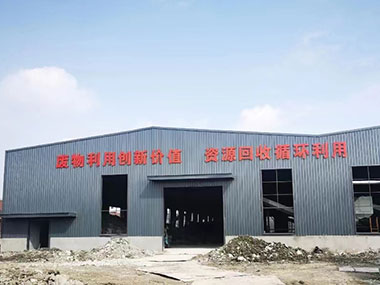 浙江溫州龍灣區建筑裝修垃圾處理生產線現場