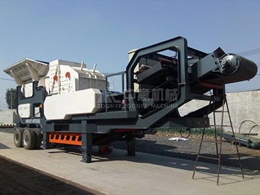 時產160噸建筑垃圾破碎設備多少錢一臺 河南移動破碎機生產廠商