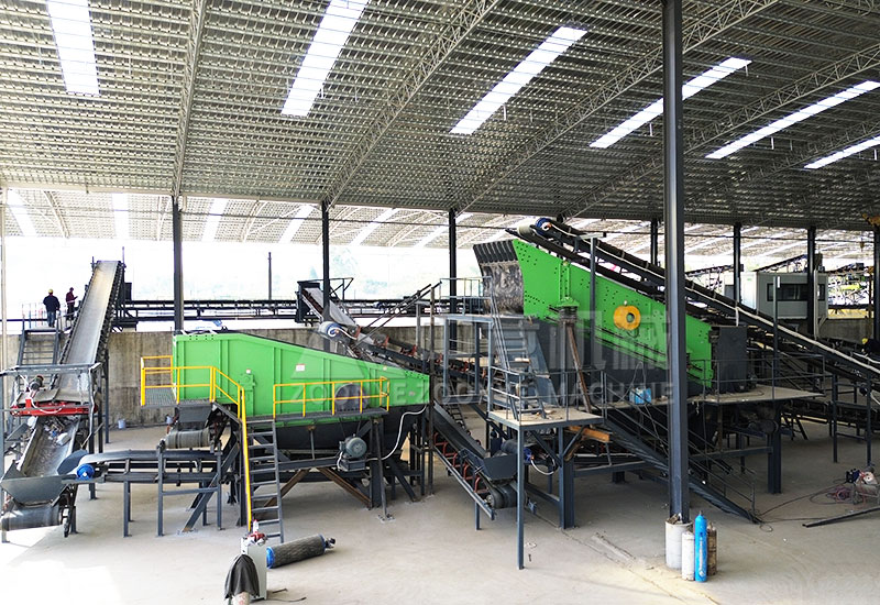 彈跳篩+雙層弛張篩 彈跳篩+雙層弛張篩