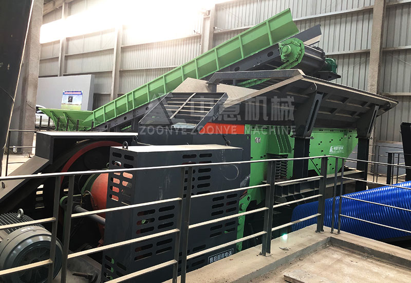 顎式破碎機+振動給料機