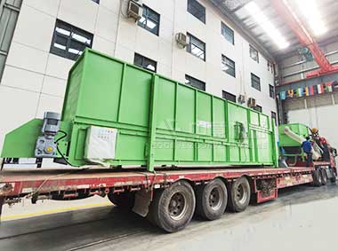 中意機械裝修垃圾風選設備發貨！