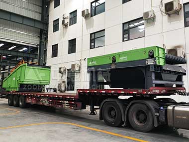 中意機械裝修垃圾篩分設備整裝待發