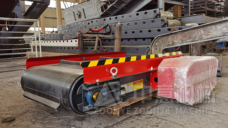 工程垃圾分揀設備 除鐵器實地工廠圖片