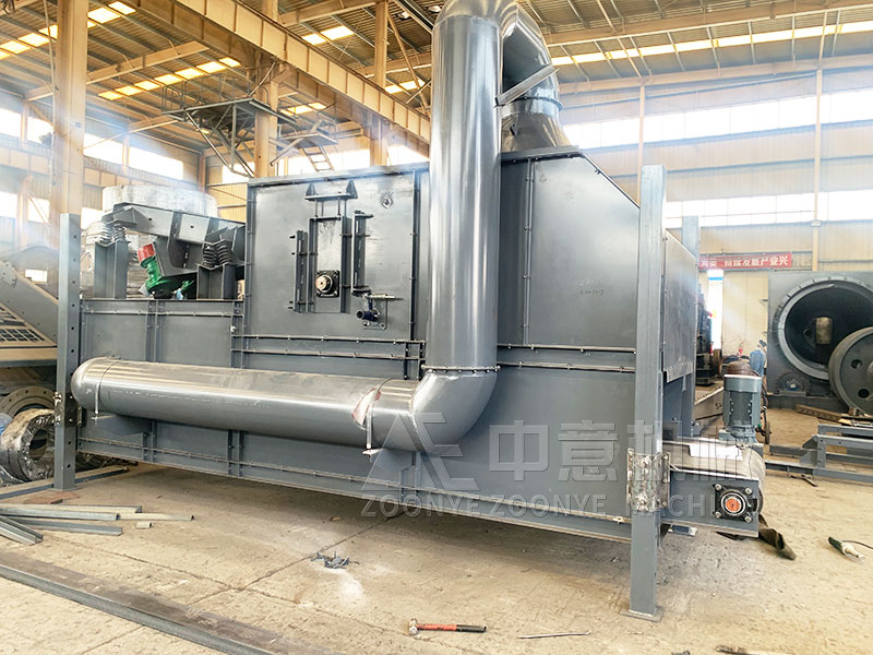 工程垃圾分揀設備的應用風選機實地工廠圖片